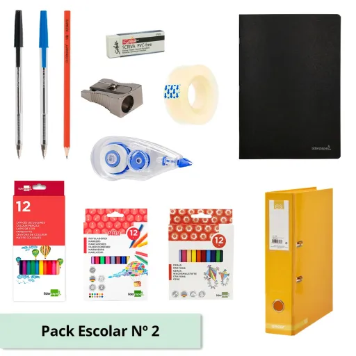 Pack Escolar 12 Unidades Nº2