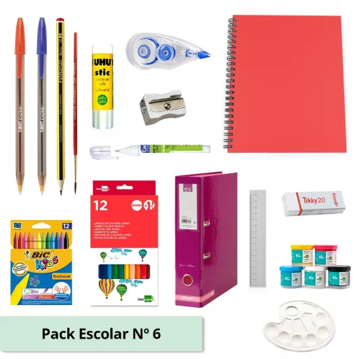 Pack Escolar 17 Unidades Nº6