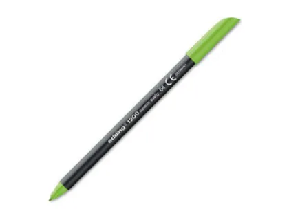Marcador Edding 1200 Ponta de Fibra Redonda Traco 1 mm n.64 Verde Neon