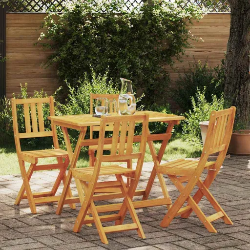Conjunto Bistro de Jardim   Castanho (5 pcs)