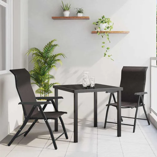 Conjunto de Jantar para Jardim   Café Preto (3 pcs)