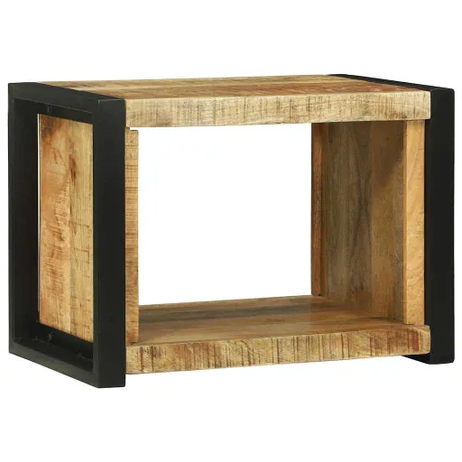 Cubo de Parede Castanho 55 x 35 x 40 cm Madeira de Manga Maciça