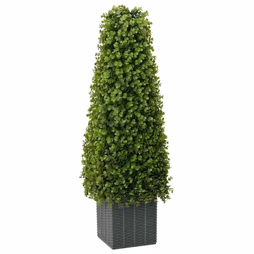 Torre de Grama de Eucalipto Verde 27 x 27 x 90 cm Plástico