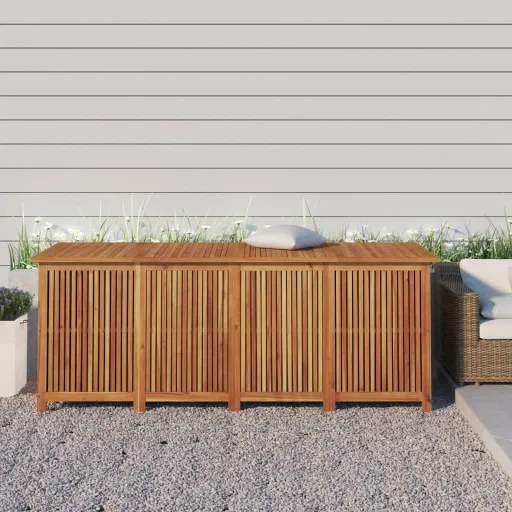 Caixa de Arrumação para Jardim 200x80x75 cm Acácia Maciça