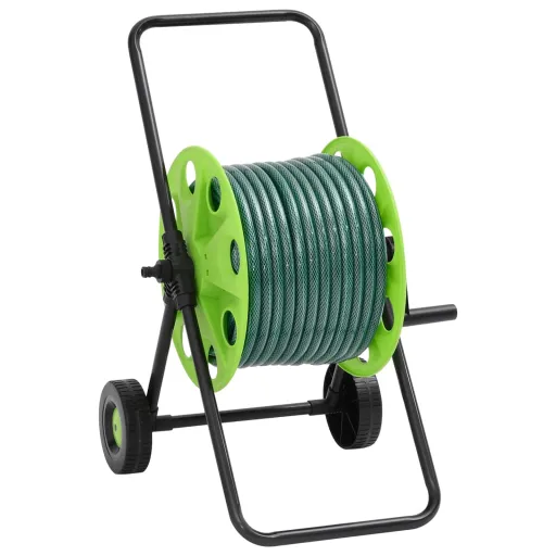 Carrinho c/ Conj. de Encaixe de Mangueira 0,75" 30 m PVC Verde