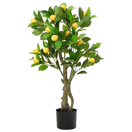 Limoeiro Artificial 234 Folhas 90 cm Verde