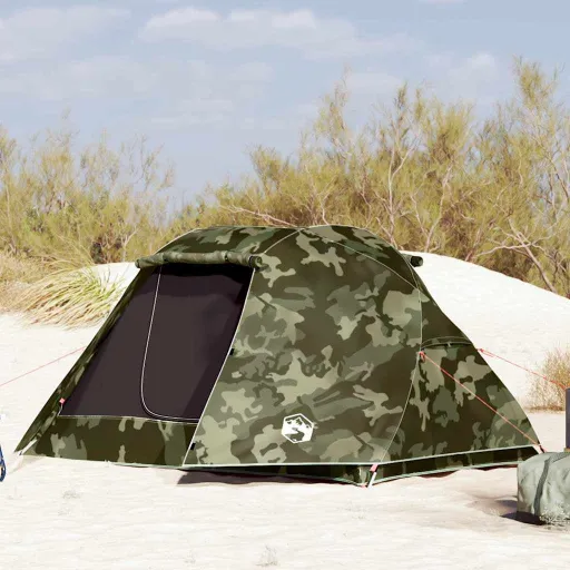Tenda de Pesca para 3 Pessoas Impermeável Camuflagem
