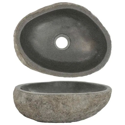 Lavatório de Pedra do Rio Oval (29-38)x(24-31) cm
