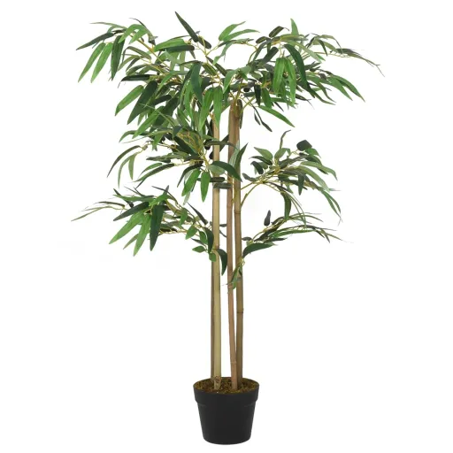Árvore de Bambu Artificial 380 Folhas 80 cm Verde