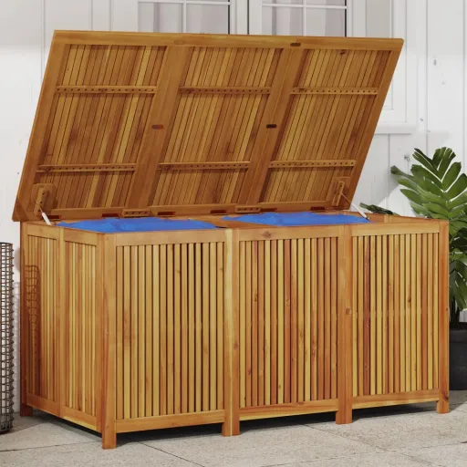 Caixa de Arrumação para Jardim 150x80x75 cm Acácia Maciça