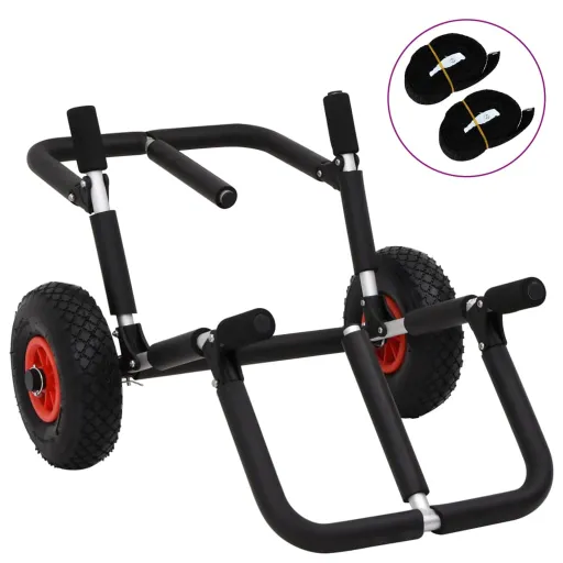 Carrinho de SUP para 2 Pranchas de Surf Dobrável 90 kg Alumínio