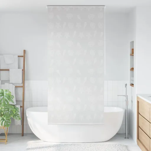 Estore de Rolo para o Duche 80x240 cm Estrelas-do-Mar