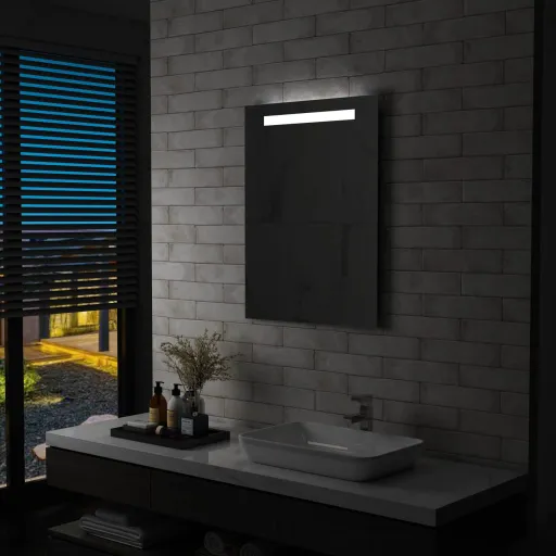Espelho de Parede LED para Casa de Banho 60x80 cm