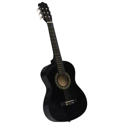 Guitarra Clássica Iniciantes/Crianças 1/2 34" Preto