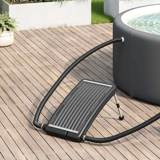 Painel de Aquecimento Solar Curvo para Piscina 72,5x46 cm