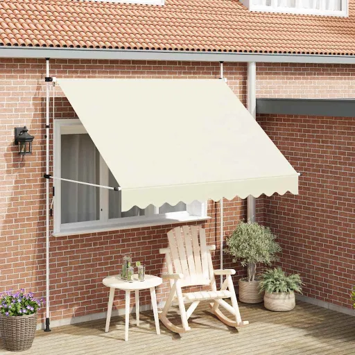 Toldo Retrátil Manual 250 cm Creme