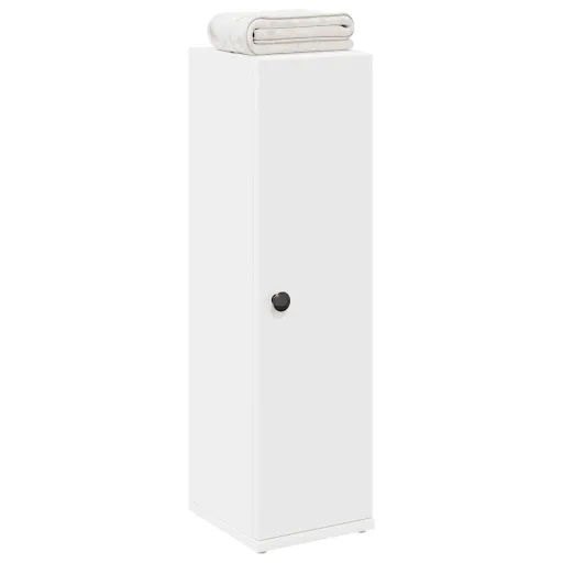 Móvel p/ Casa de Banho c/ Suporte de Rolos 20,5x22x72 cm Branco