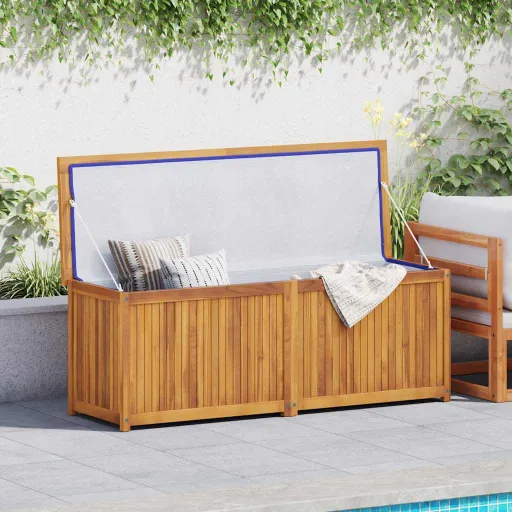 Caixa para Jardim 150x50x55 cm Madeira de Teca Maciça