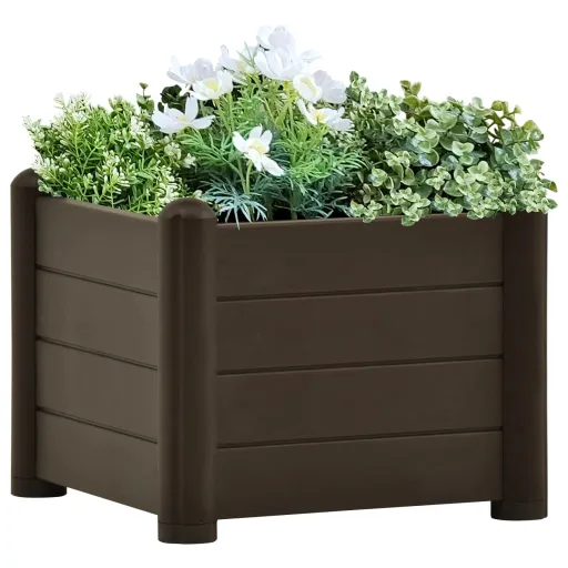 Canteiro Elevado para Jardim PP 43x43x35 cm Moca