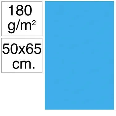 Cartolina Campus 50x65 180g Azul - Campus