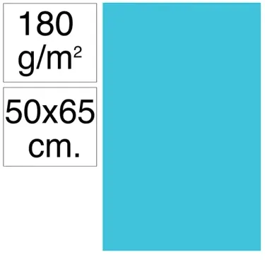 Cartolina Campus 50x65 180g Turquesa - Campus