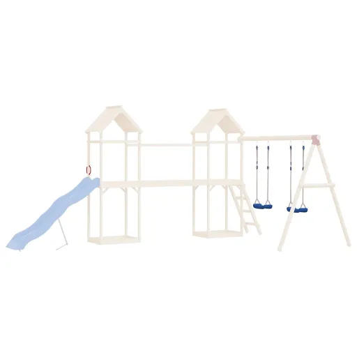 Assentos de Baloiço com Cordas   37x15 cm Polietileno Azul (2 pcs)