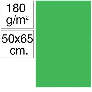 Cartolina Campus 50x65 180g Verde Bilhar - Campus