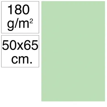 Cartolina Campus 50x65 180g Verde Maçã - Campus