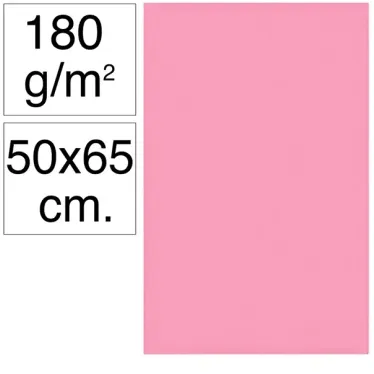 Cartolina Campus 50x65 180g Rosa Chiclete - Campus
