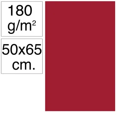 Cartolina Campus 50x65 180g Vermelho Escuro - Campus