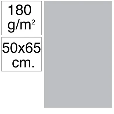 Cartolina Campus 50x65 180g Cinza Claro - Campus