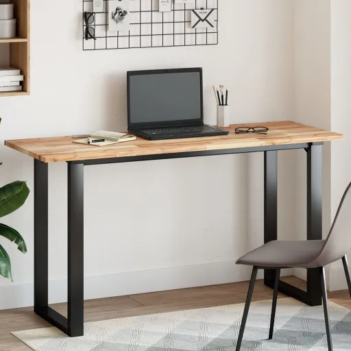 Tampo de Mesa Retangular 120x50x2 cm Madeira de Acácia Maciça