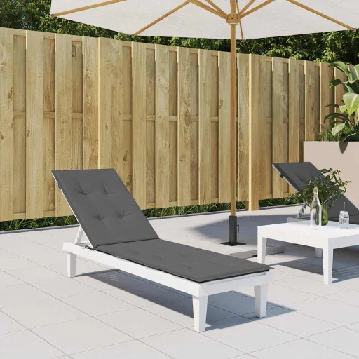 Almofadão para Cadeira de Terraço (75+105)X50x4 cm Antracite