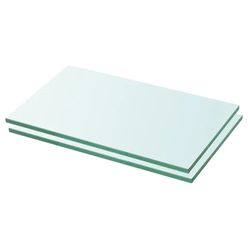 Prateleiras   30x12 cm Vidro Transparente (2 pcs)