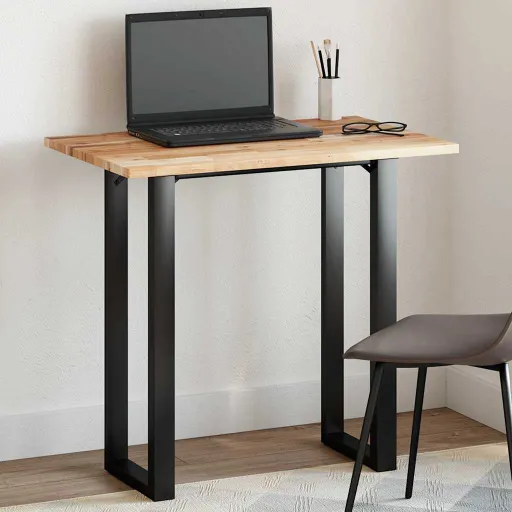 Tampo de Mesa Retangular 80x50x2 cm Madeira de Acácia Maciça