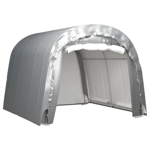 Tenda de Armazenamento 300x300 cm Aço Cinzento