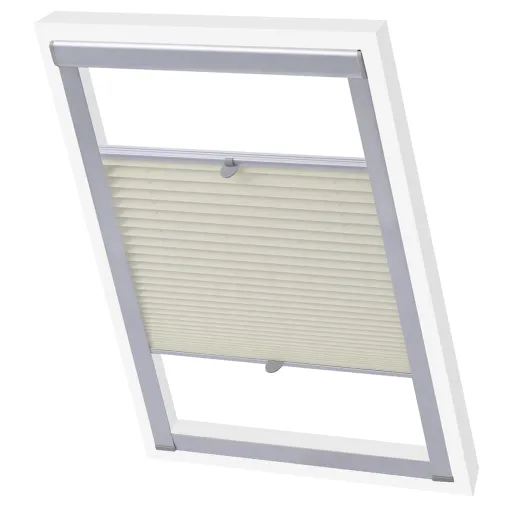 Persiana Plissada Creme SK08