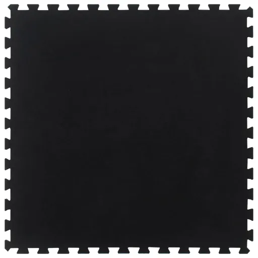 Ladrilho de Borracha 12 mm 100x100 cm Preto