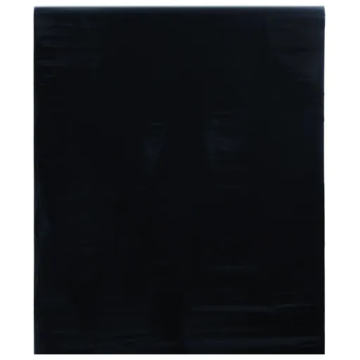 Película para Janela Estática 90x500 cm PVC Preto Fosco