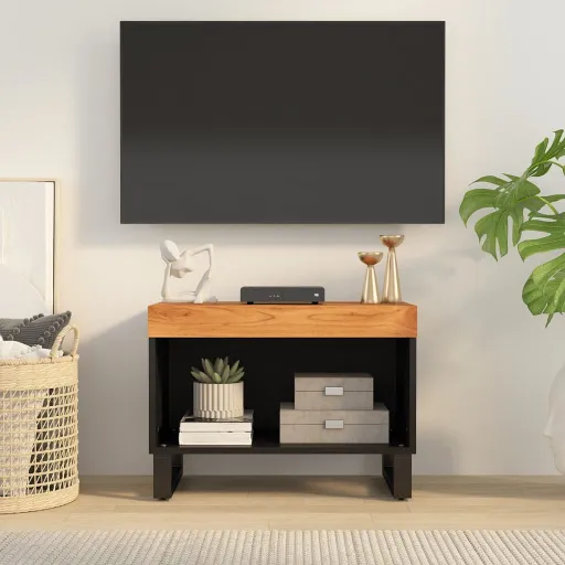 Móvel de TV 60x33x43,5 cm Madeira de Acácia Maciça
