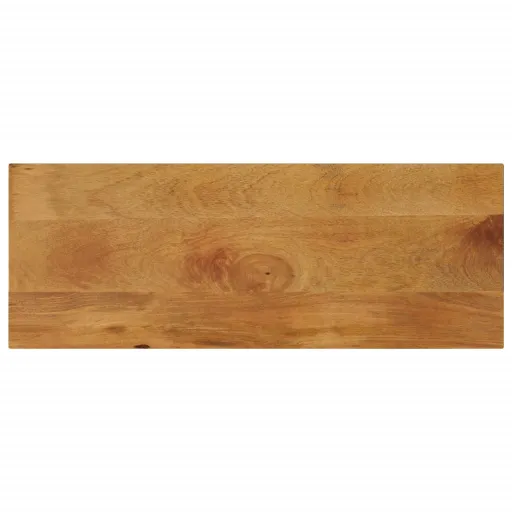 Tampo de Mesa Retangular 80x40x3,8 cm Mangueira Maciça