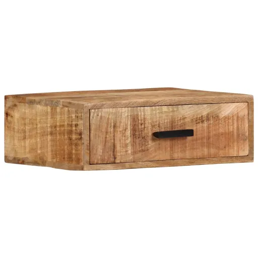 Mesa de Cabeceira Parede 40x30x13,5 cm Madeira Mangueira Maciça