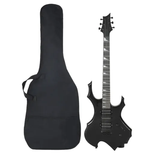 Guitarra Elétrica para Iniciantes com Saco 4/4 39" Preto