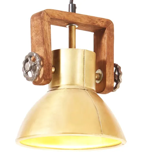 Candeeiro Suspenso Industrial Redondo 25 W 19 cm E27 Bronze