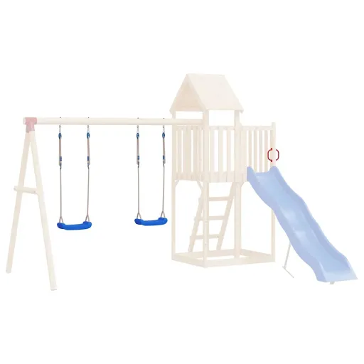 Assentos de Baloiço com Cordas   37x15 cm Polietileno Azul (2 pcs)