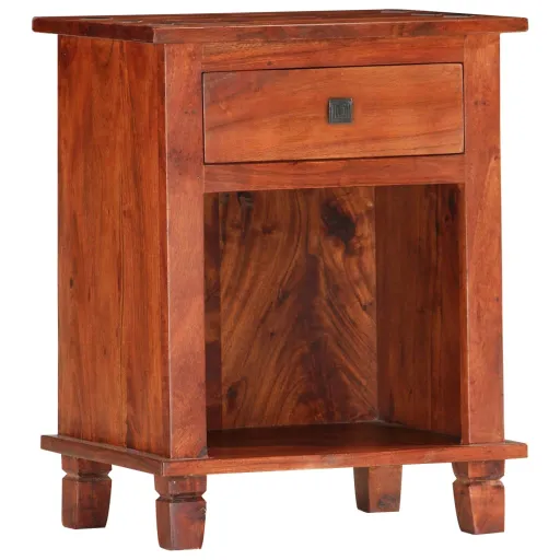 Mesa de Cabeceira 40x30x50 cm Madeira de Acácia Maciça