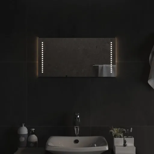 Espelho de Casa de Banho com Luzes LED 30x60 cm