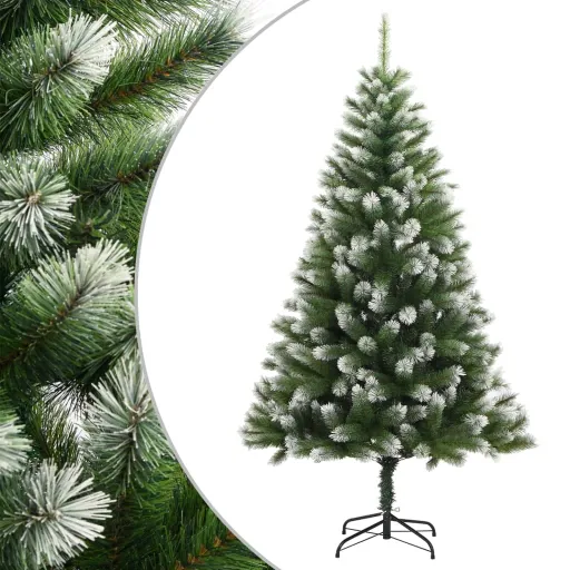 Árvore de Natal Artificial Articulada c/ Flocos de Neve 150 cm