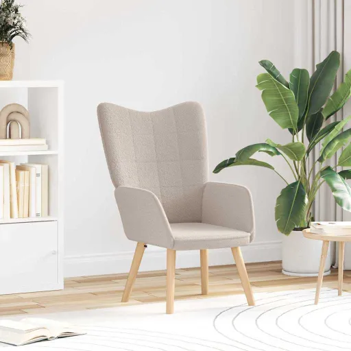 Poltrona Cinzento-Claro 62 x 67 x 95,5 cm Tecido Sherpa