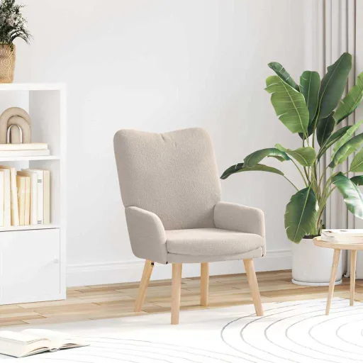 Poltrona Cinzento-Claro 63 x 67 x 94 cm